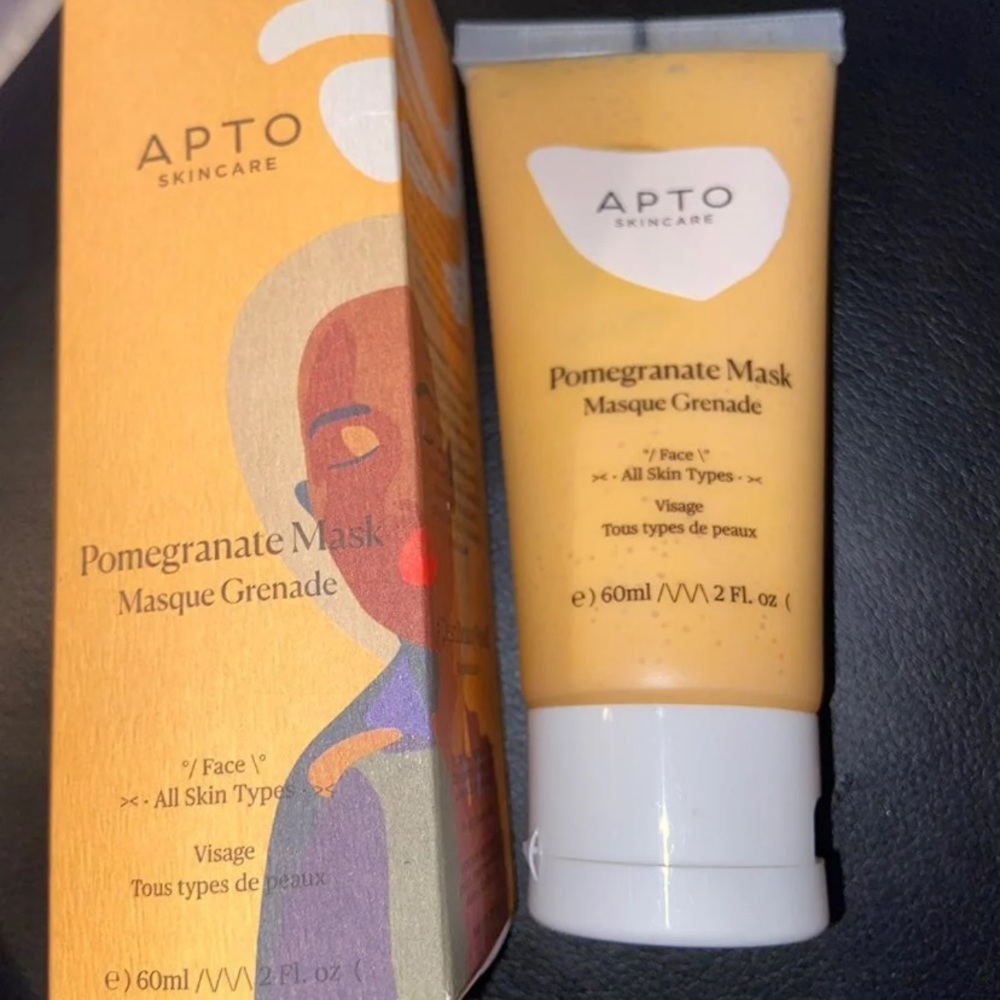 BNIB full size Apto Skincare Pomegranate Mask